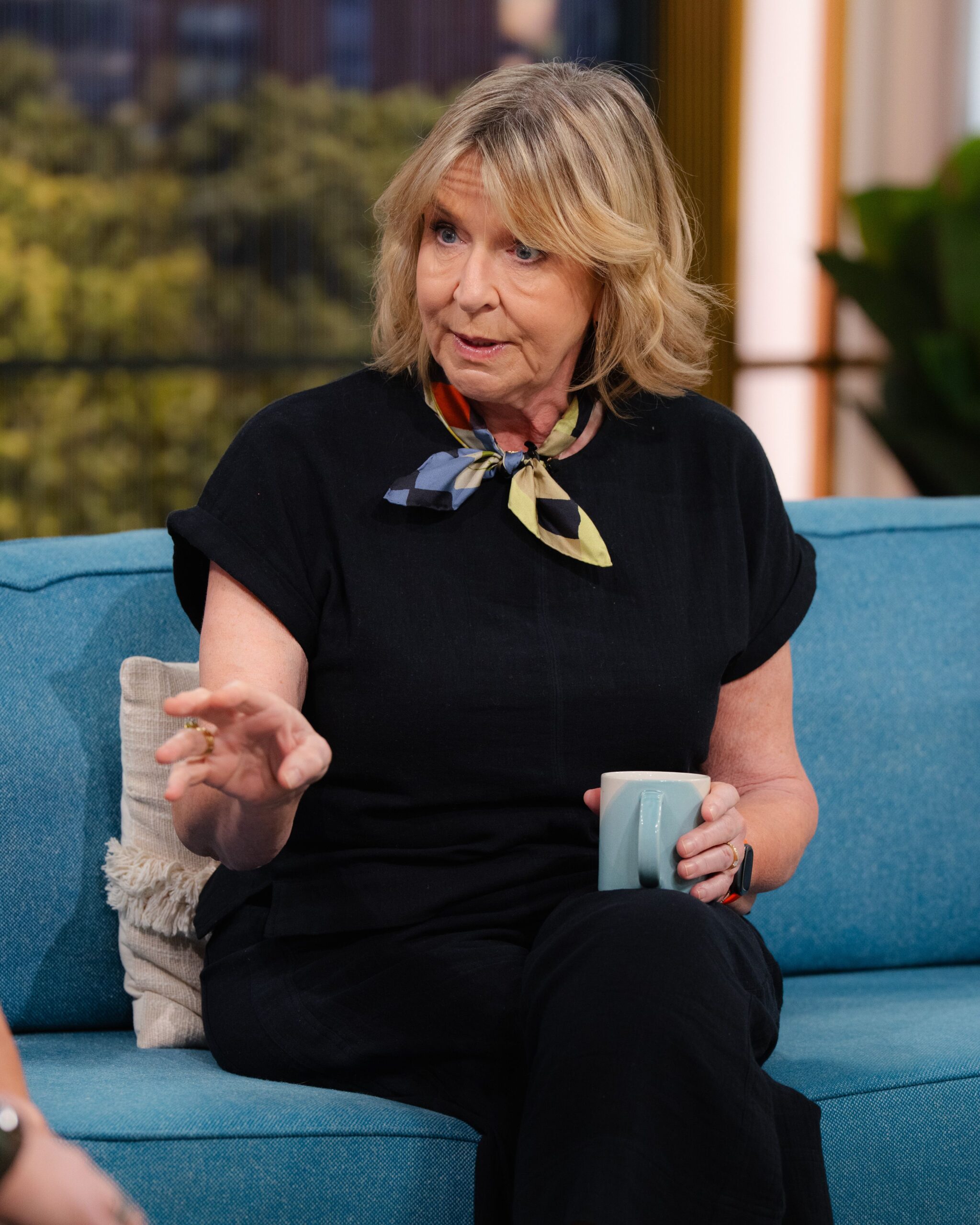 Fern Britton speaking on This Morning