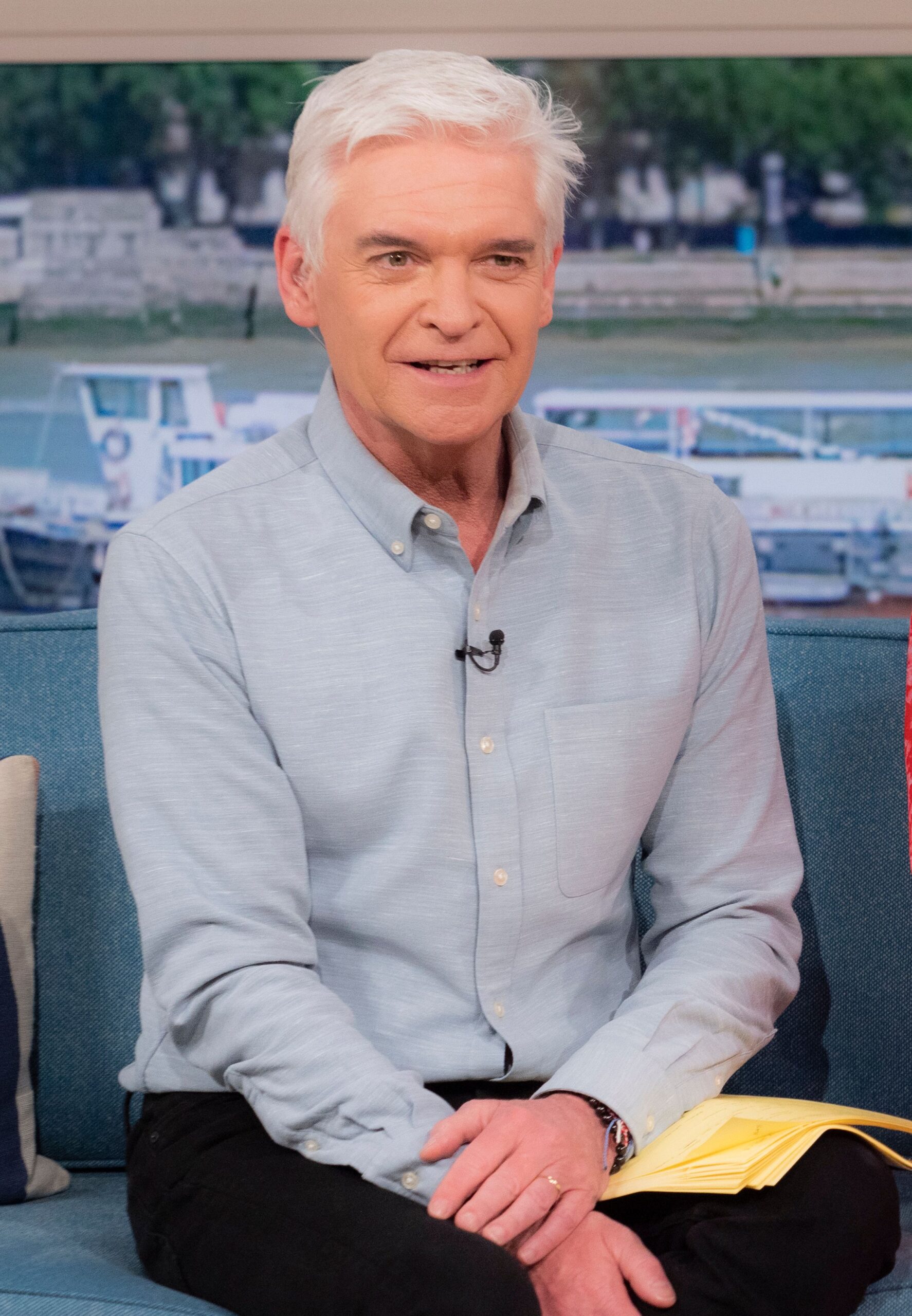 Phillip Schofield smiling on This Morning