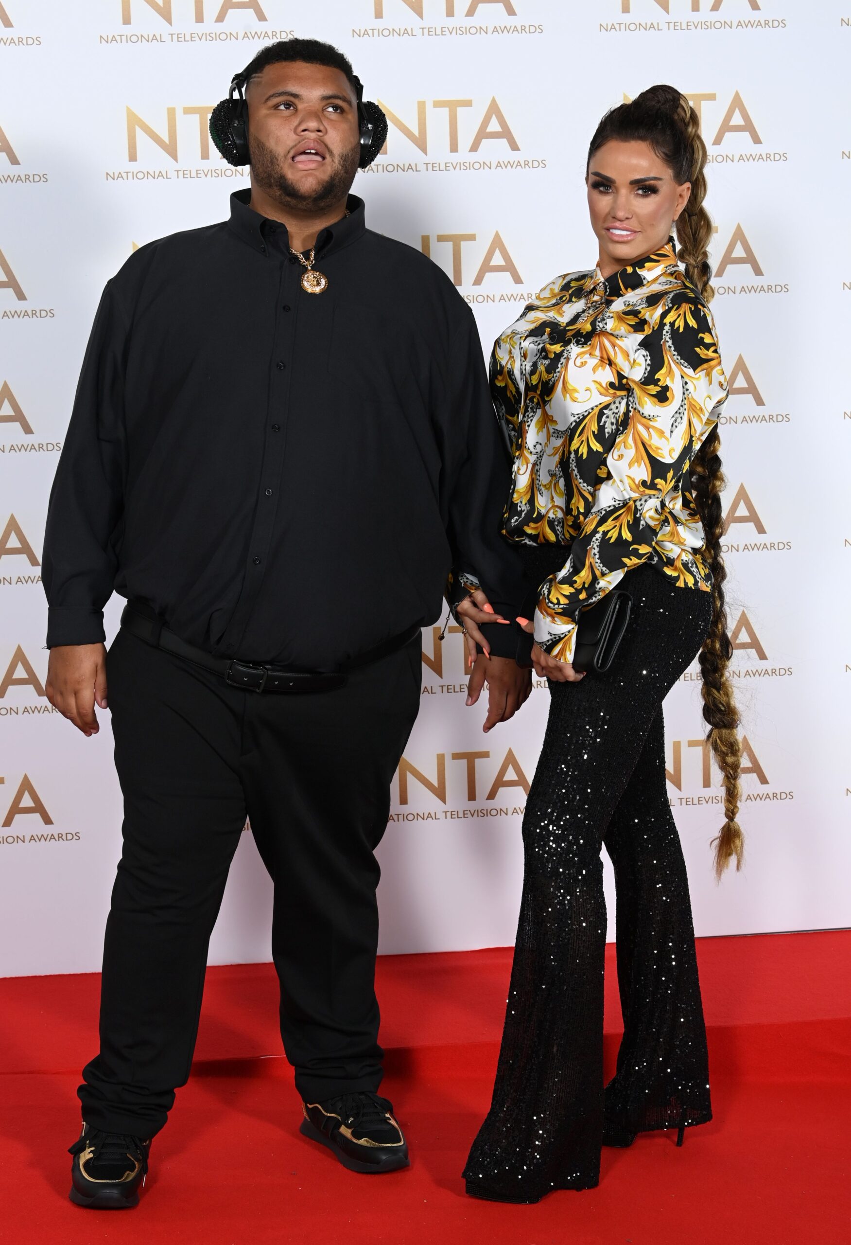Harvey and Katie Price at the 26th National Television Awards, Inside, O2, London, UK - 09 Sep 2021