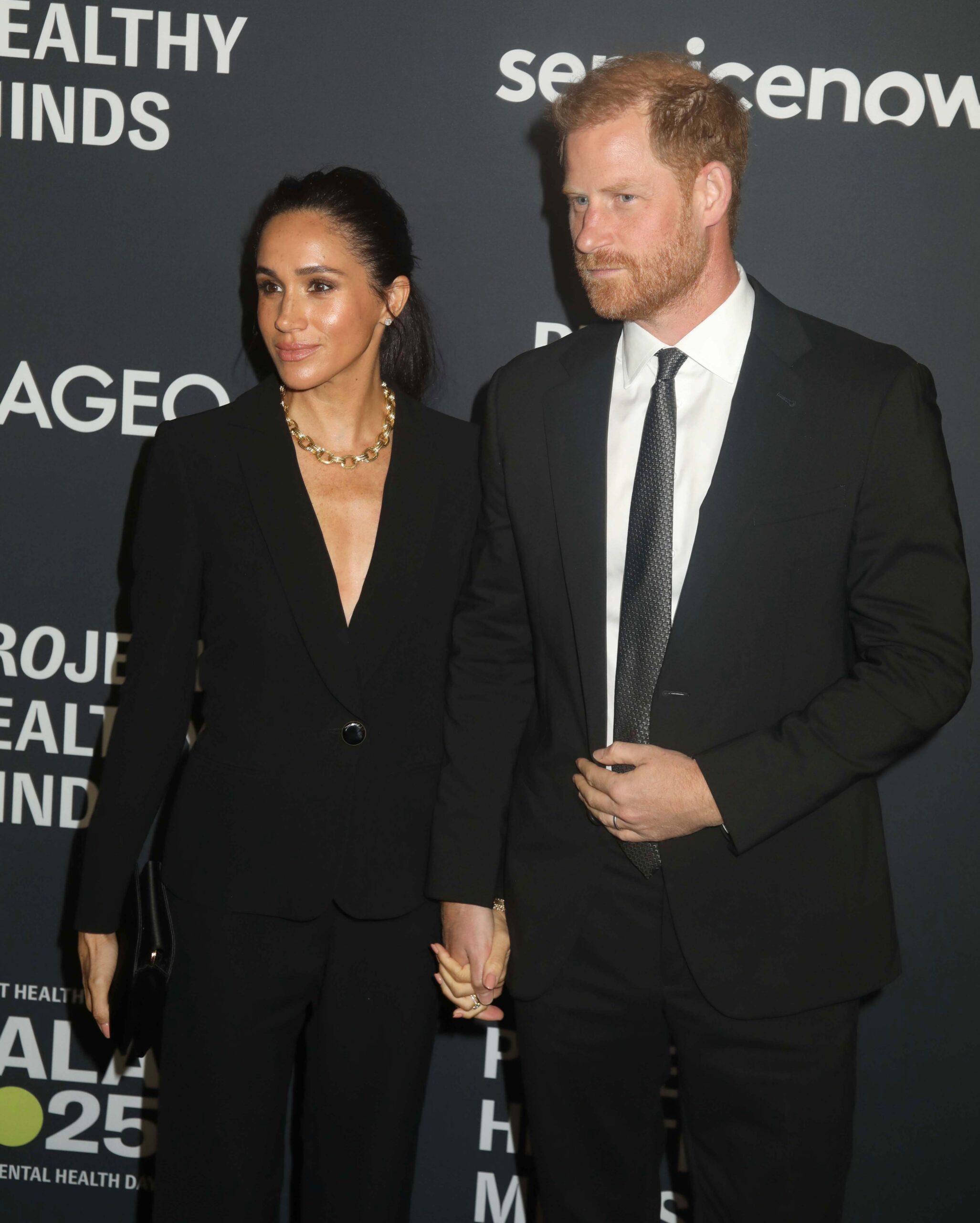 Meghan Markle and Prince Harry at the 3rd Annual Project Healthy Minds World Mental Health Day Gala