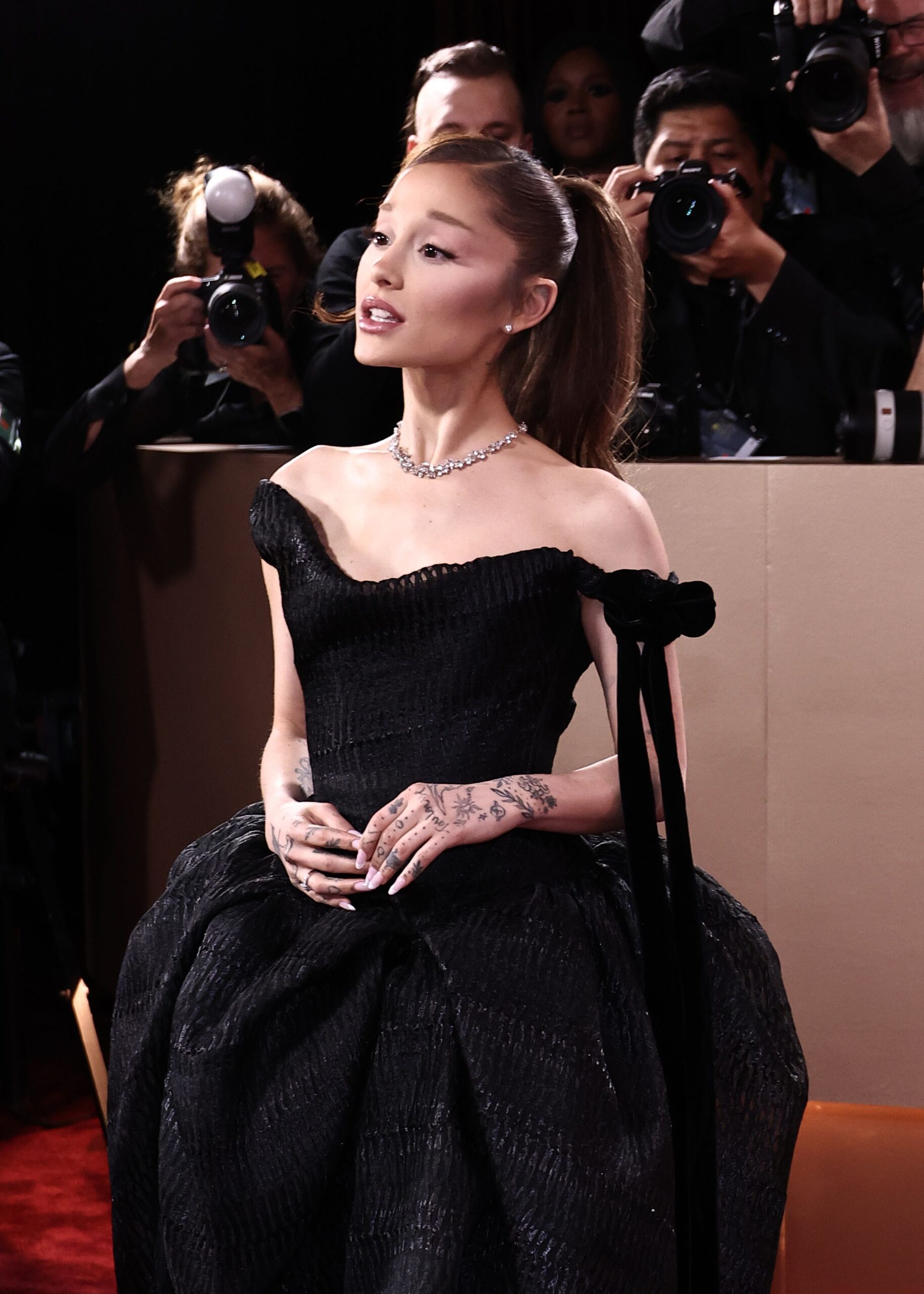 Ariana Grande at the 83rd Annual Golden Globe Awards
