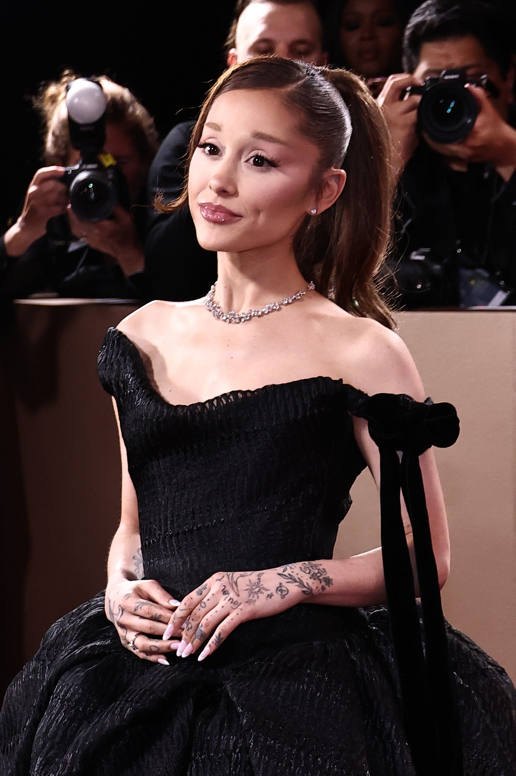 Ariana Grande at the 83rd Annual Golden Globe Awards