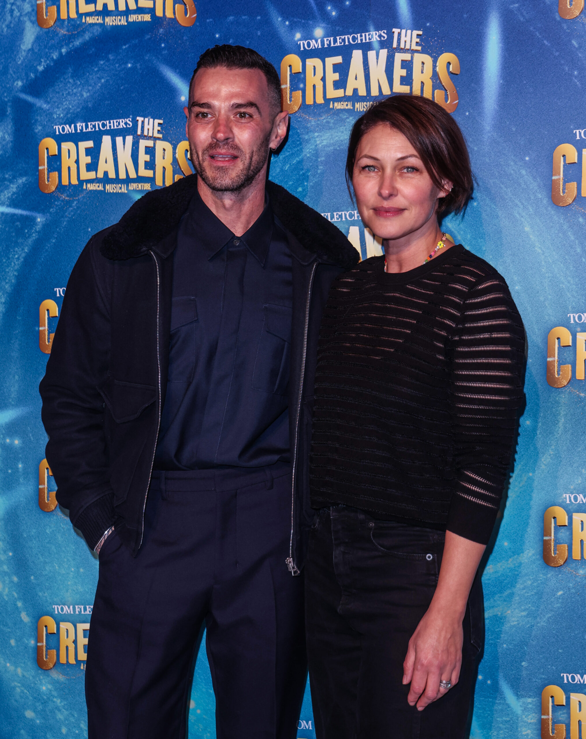Emma and Matt Willis on the red carpet