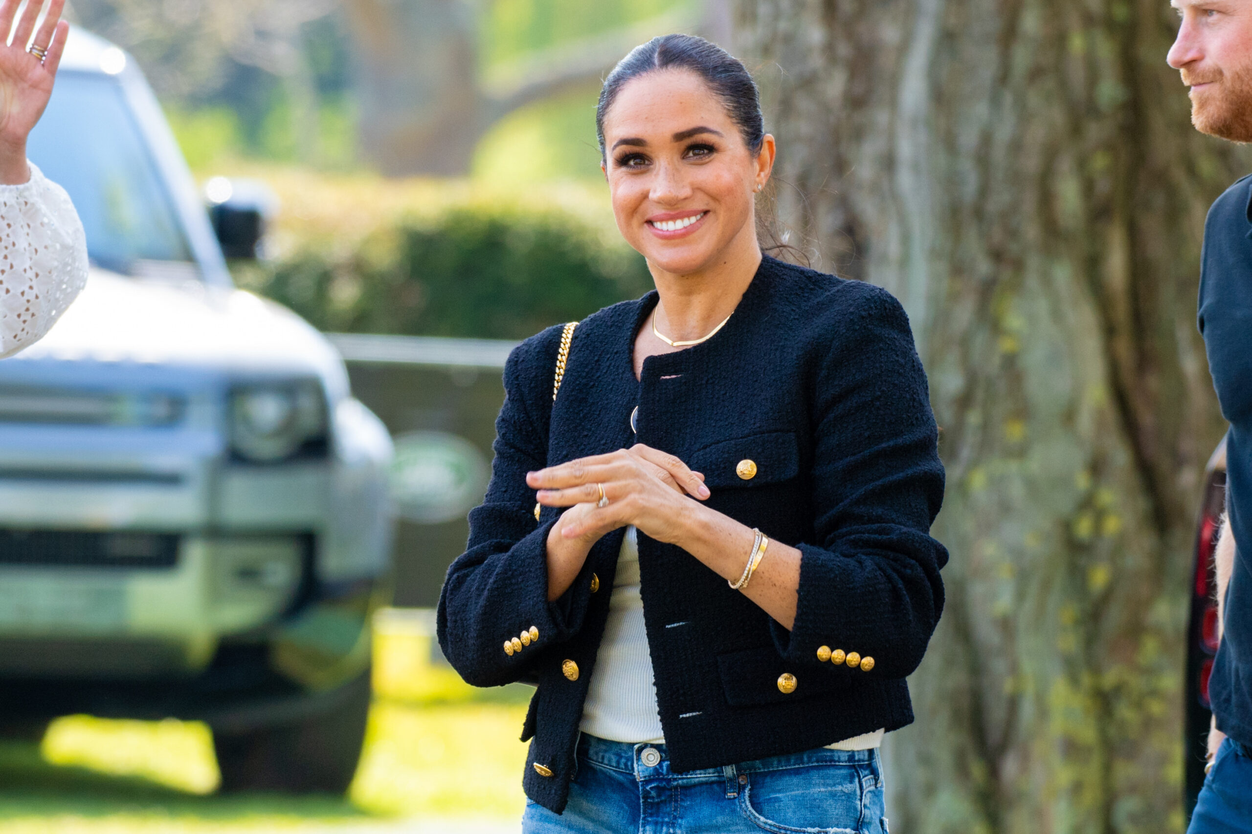 Meghan Markle smiling at Invictus Games