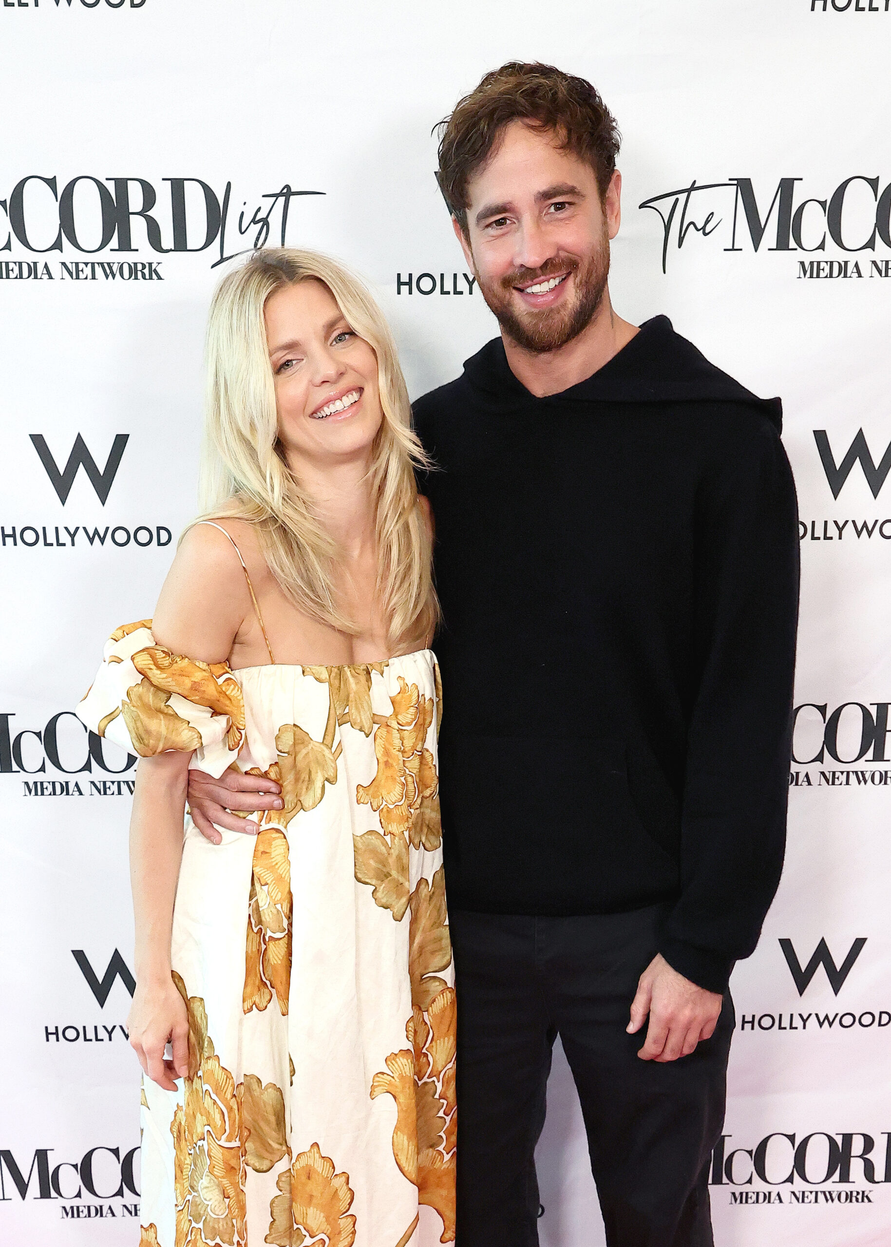 Danny Cipriani and AnnaLynne McCord at event