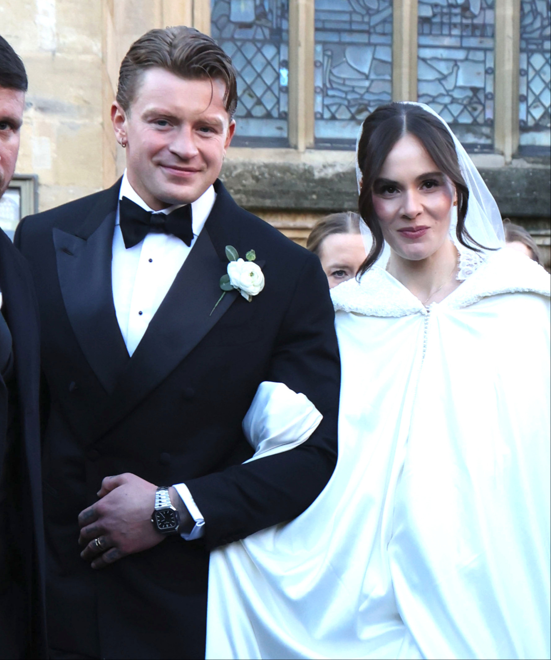 Adam Peaty and Holly Ramsay on their wedding day