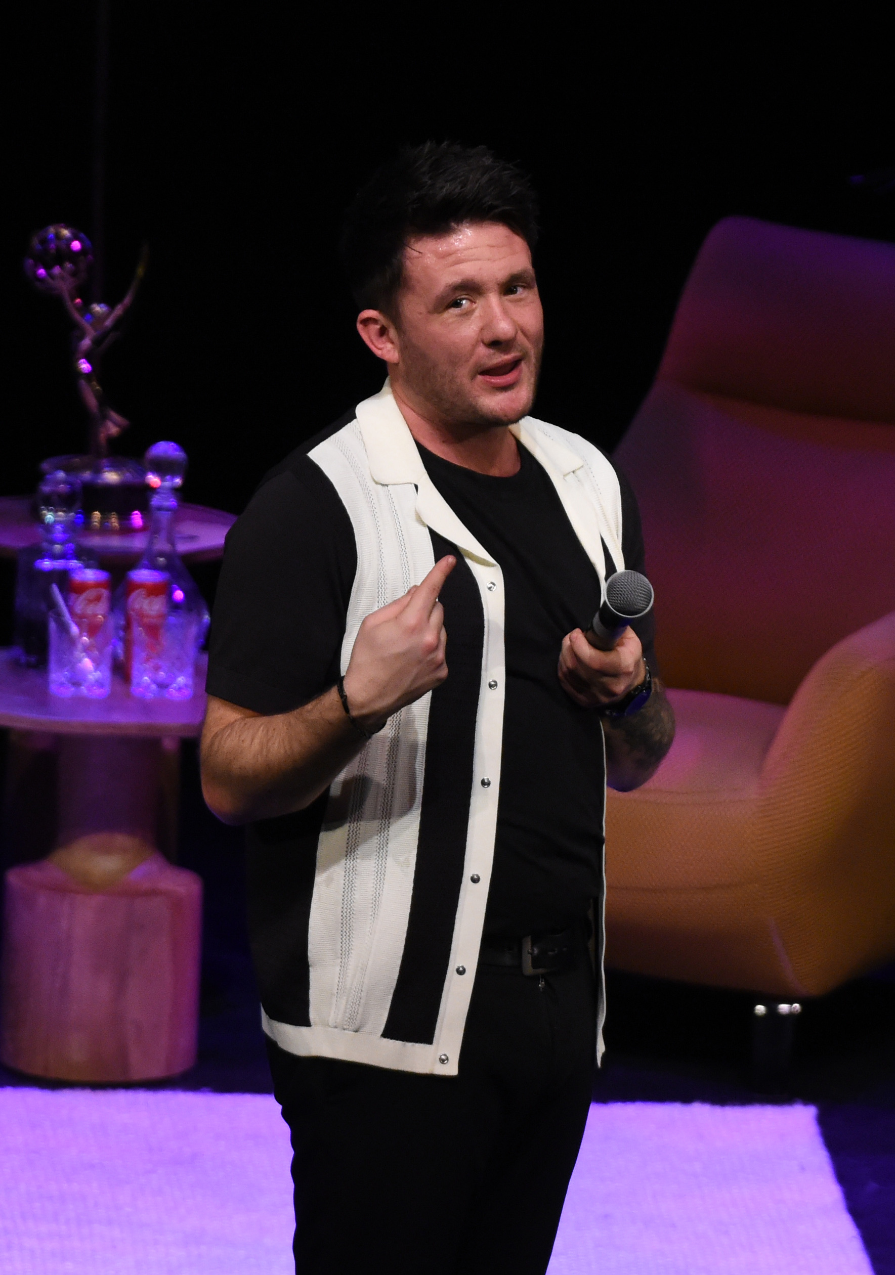 Shane Nolan on stage
