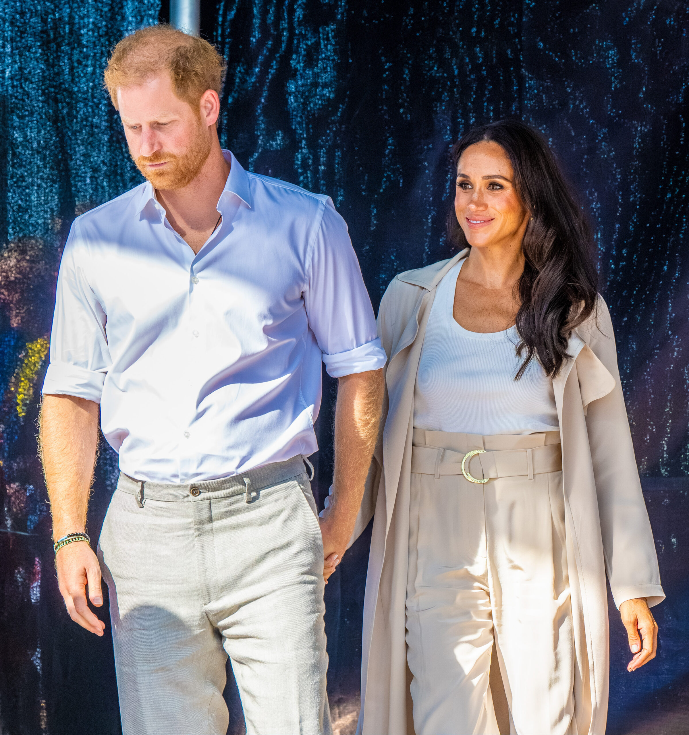 Prince Harry and Meghan Markle during engagement