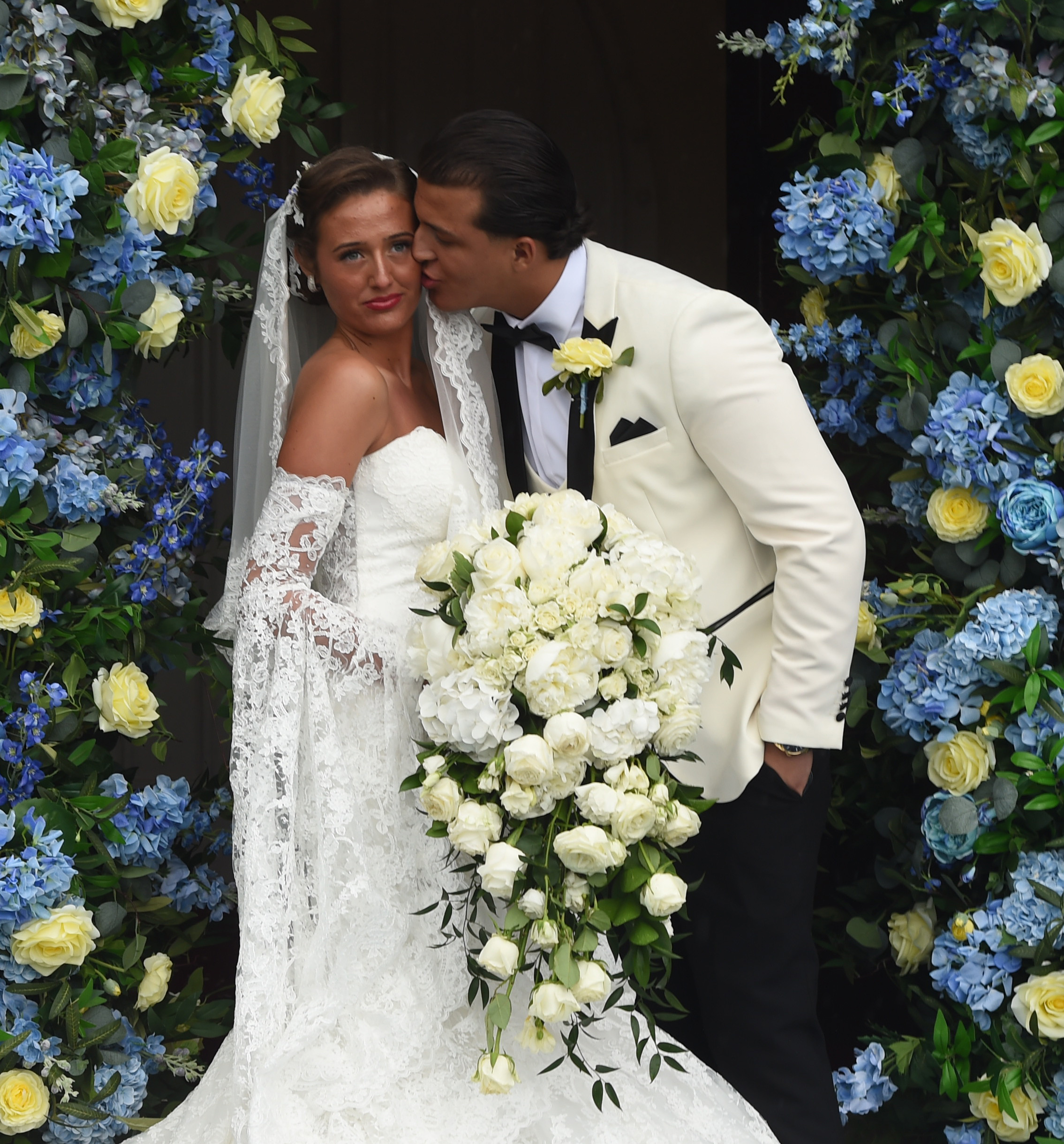Venezuela Fury and Noah Price on their wedding day