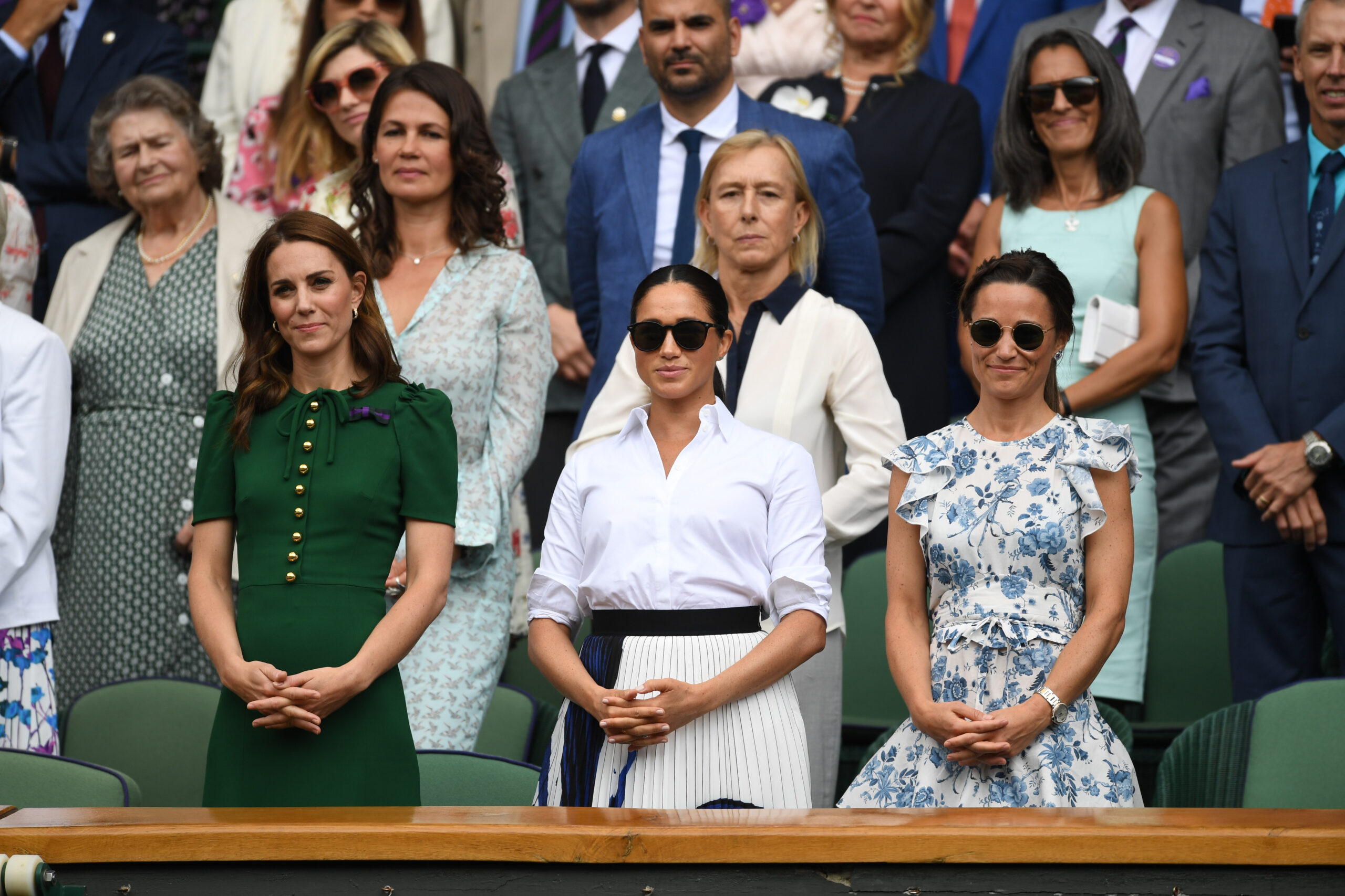 Kate Middleton, Meghan Markle and Pippa Middleton at Wimbledon