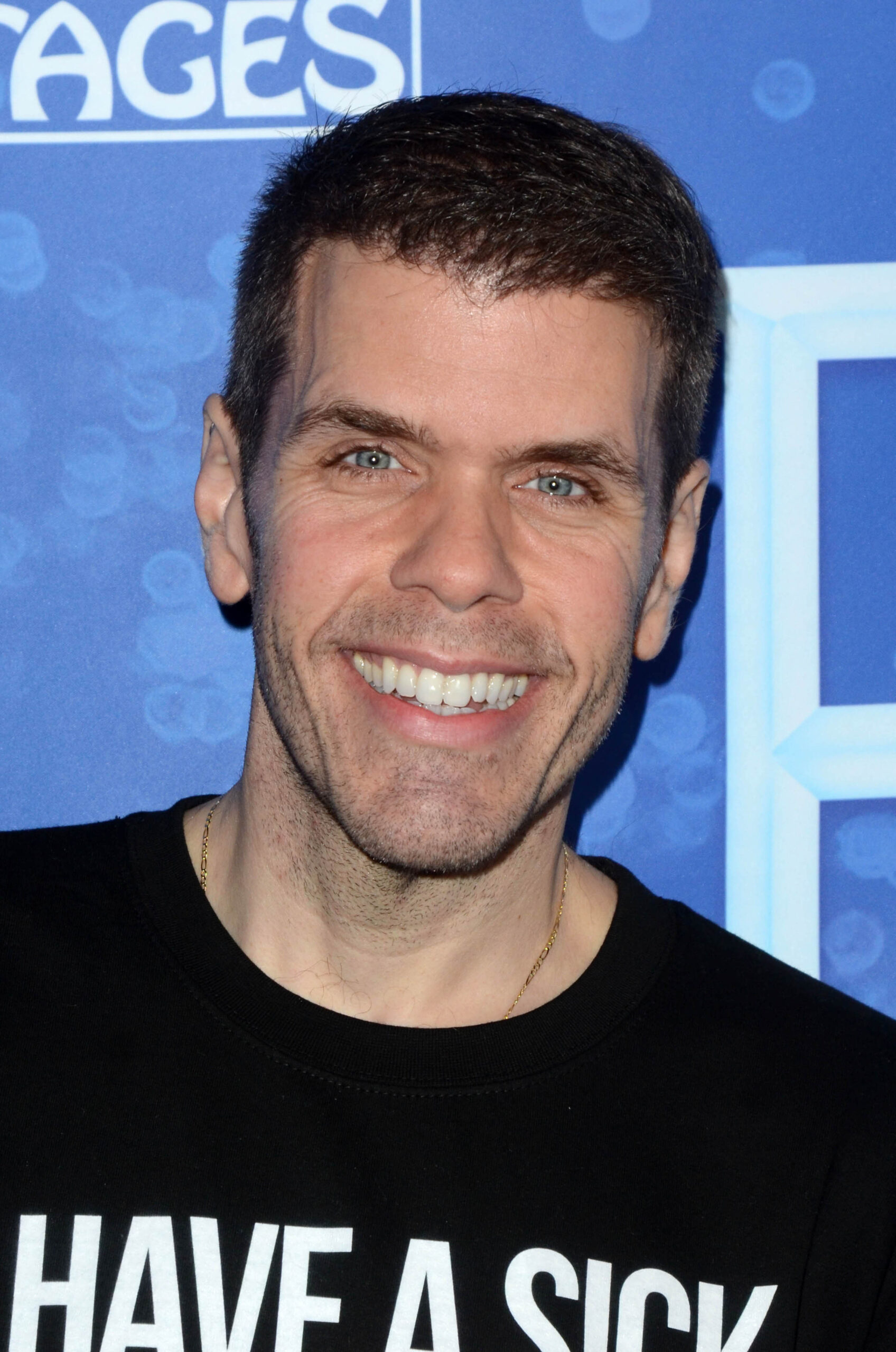 Perez Hilton smiling