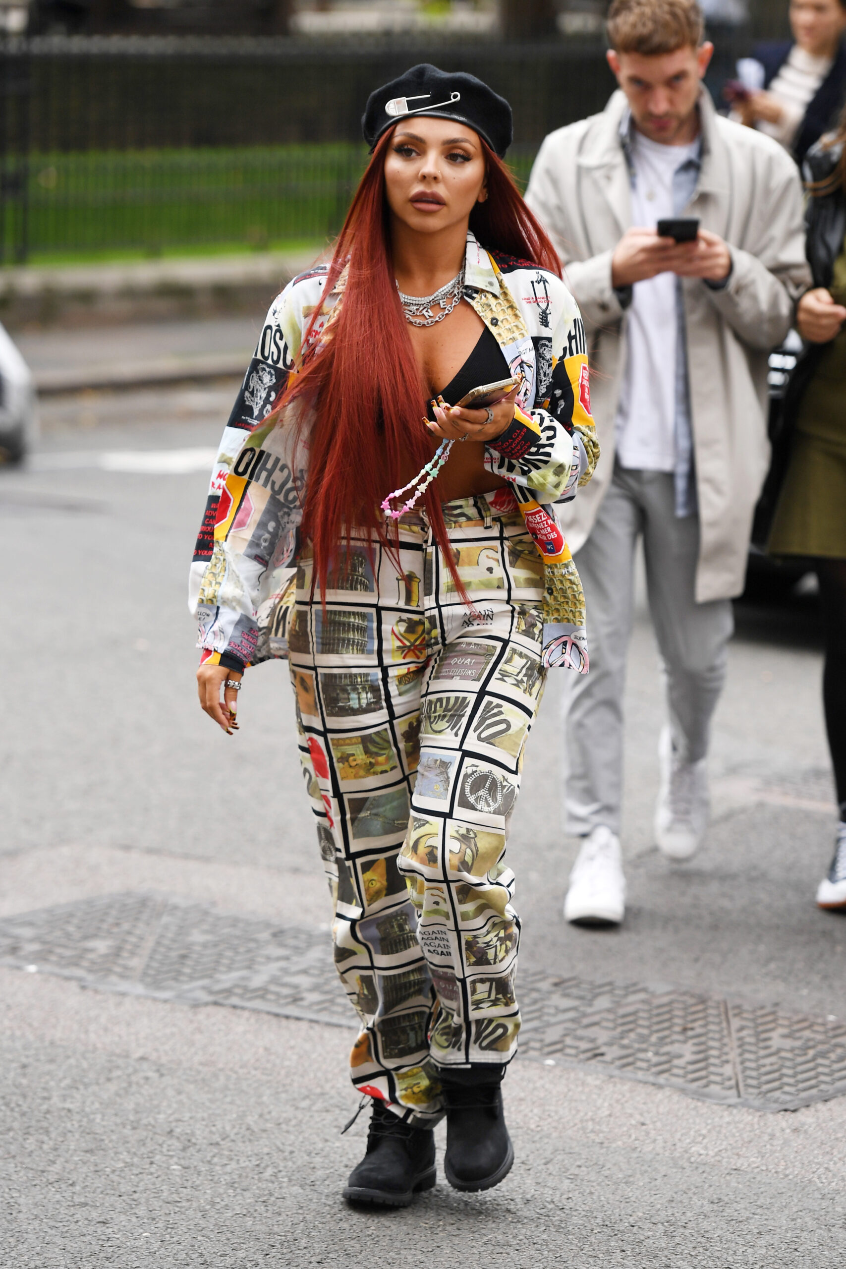 Jesy Nelson walking