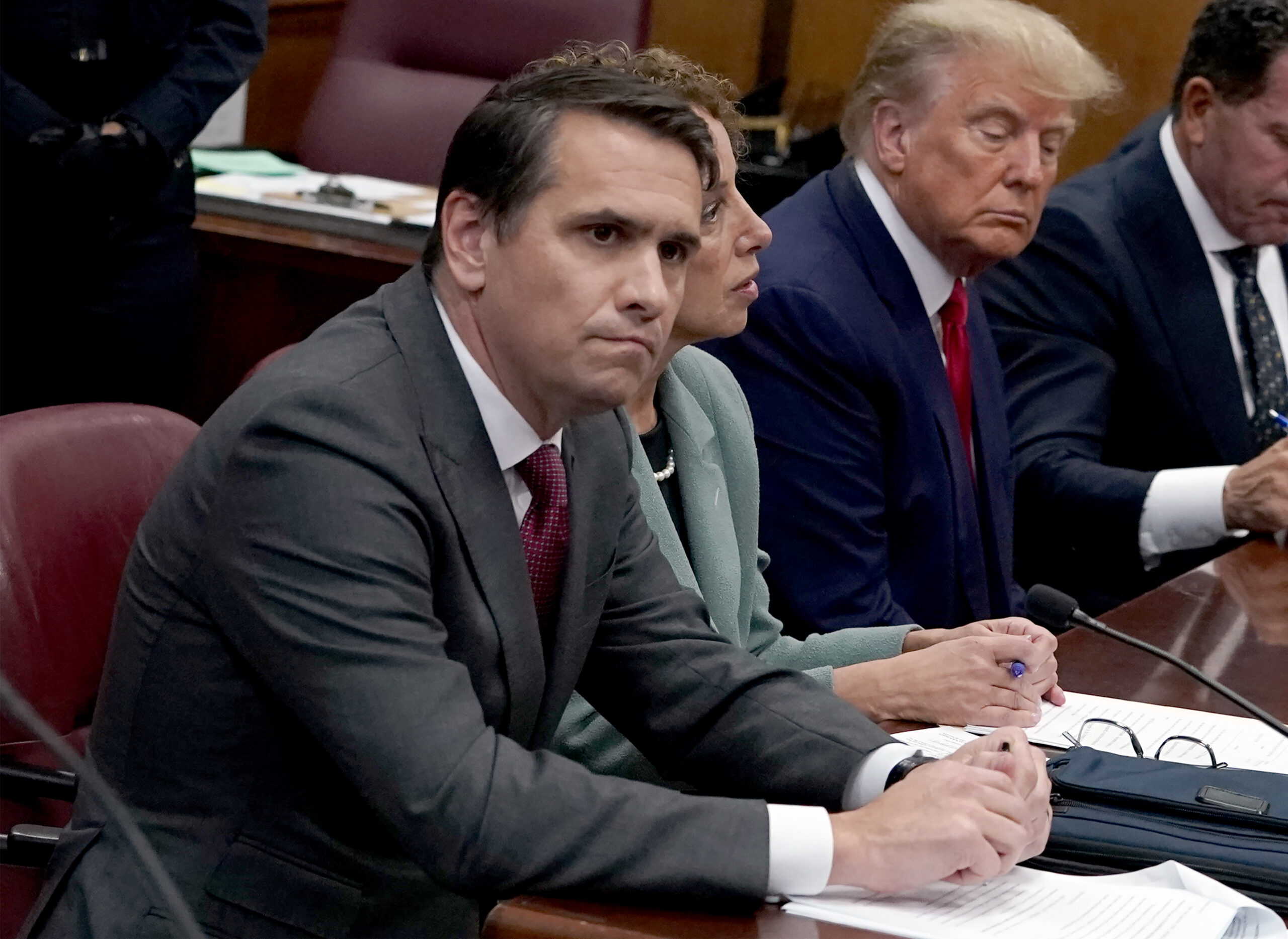 Todd Blance and Donald Trump in meeting