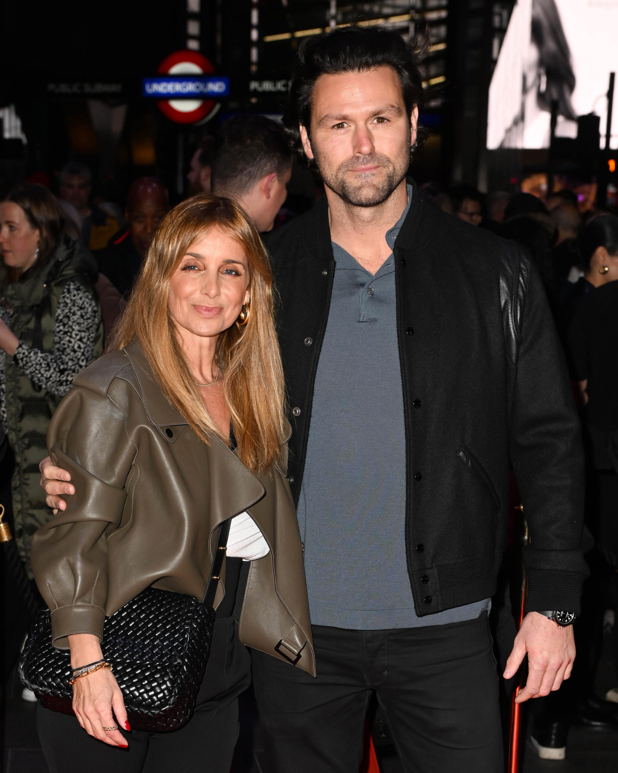 Louise Redknapp and Drew Michael smiling