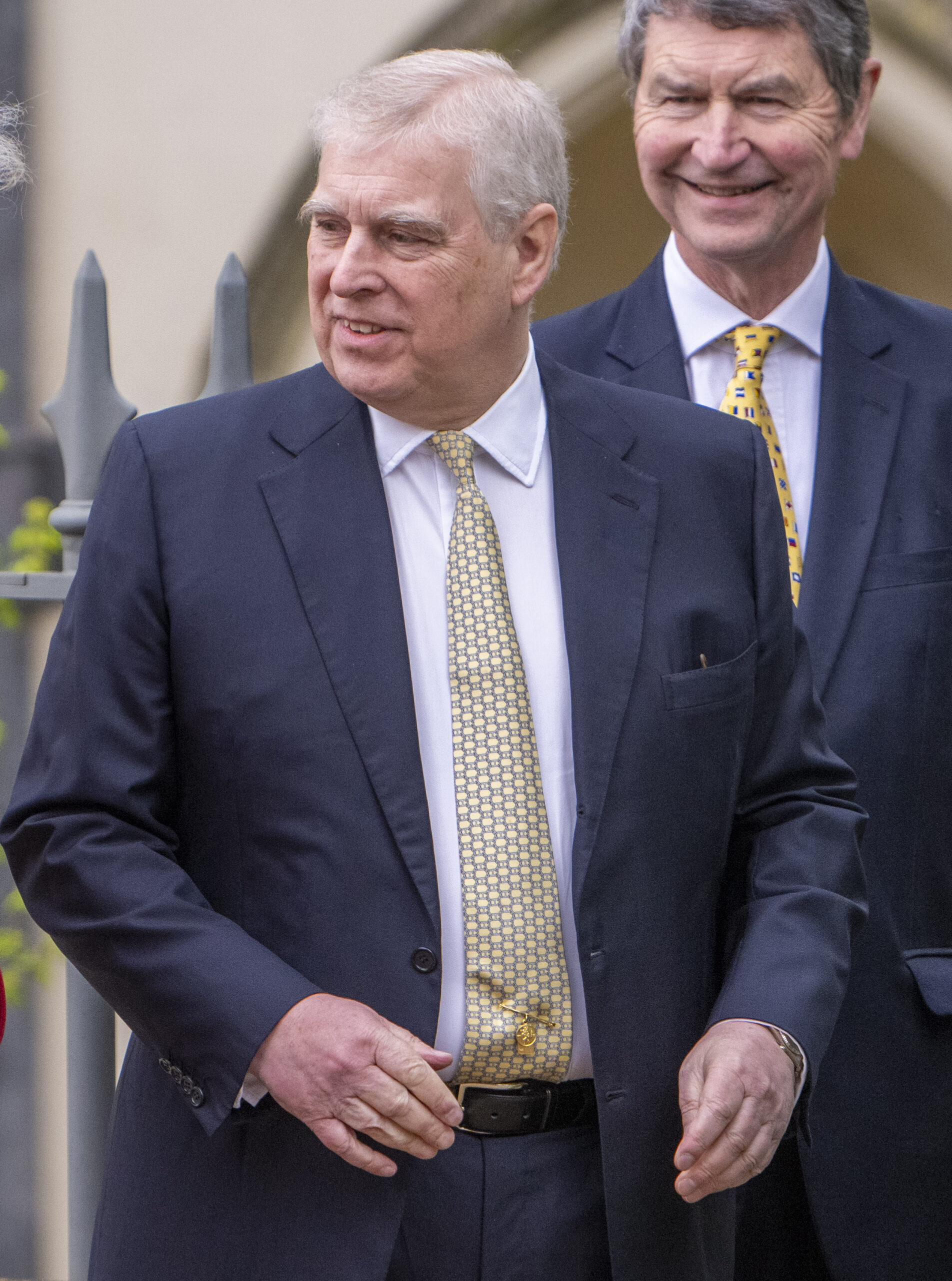 Andrew Mountbatten-Windsor at Easter service