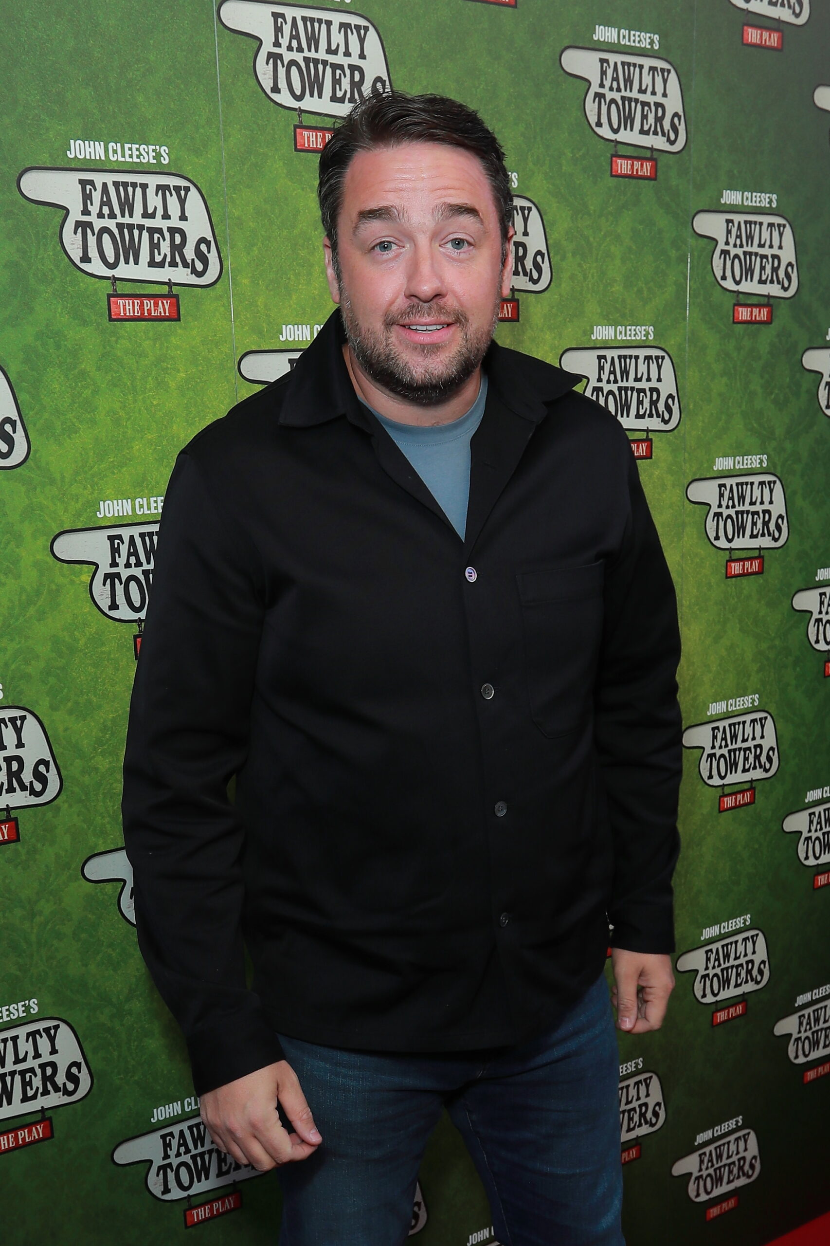 Jason Manford on the red carpet 