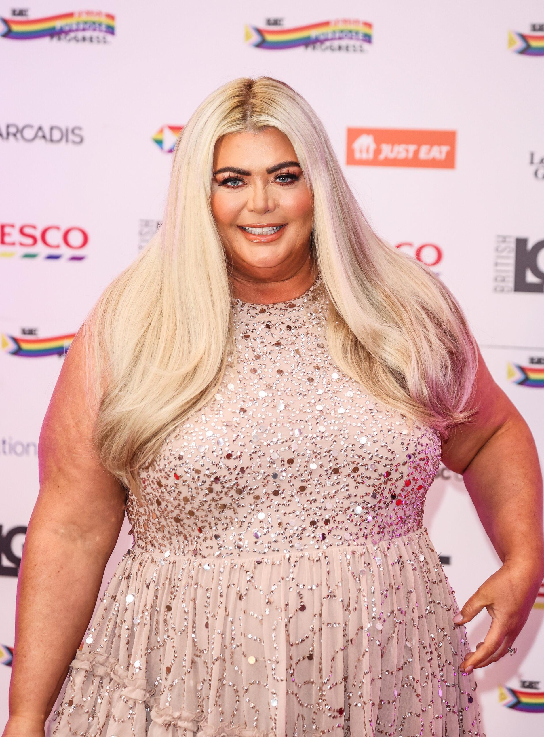 Gemma Collins smiling