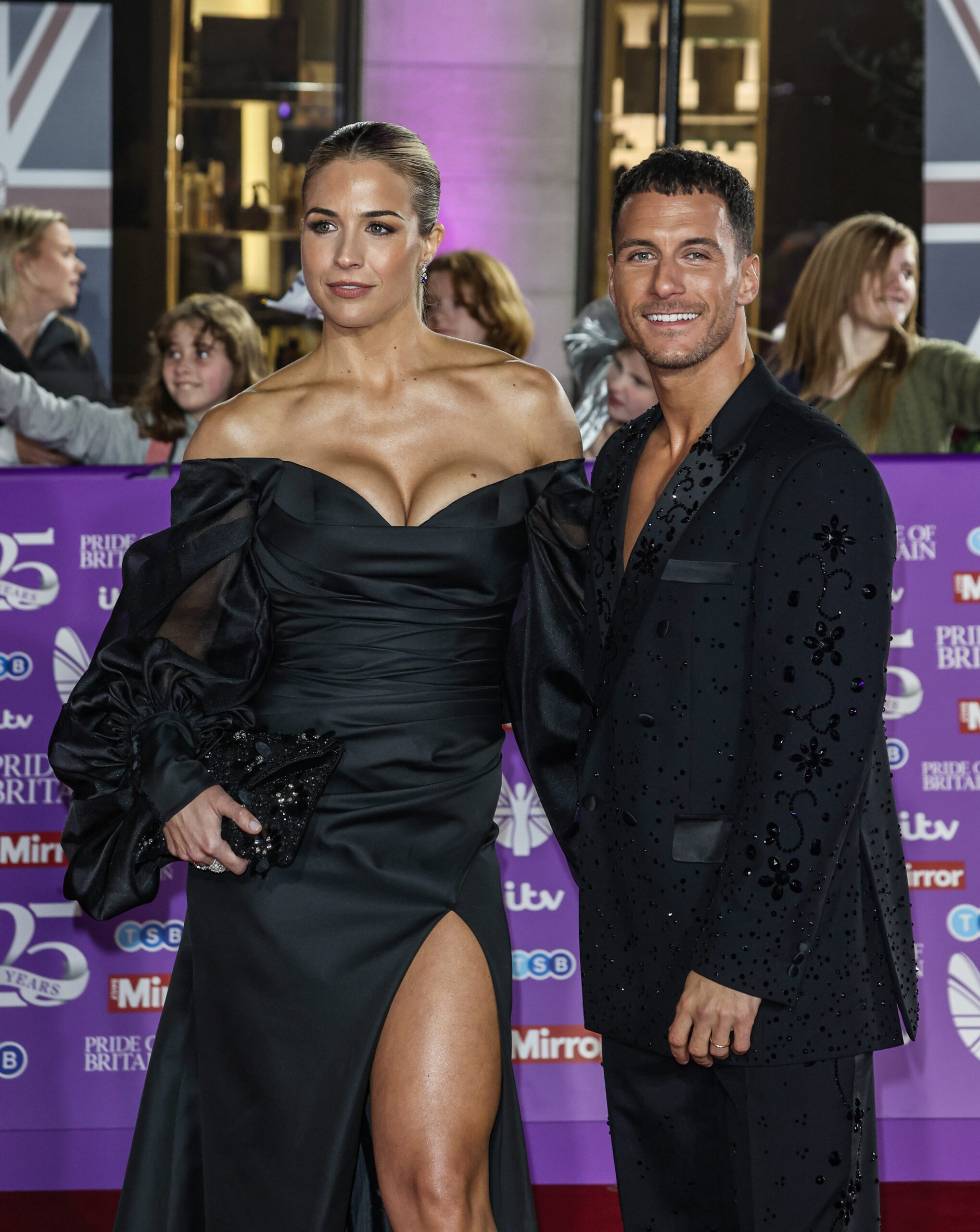 Gemma Atkinson and Gorka Marquez smiling