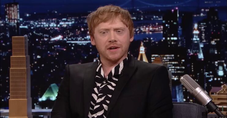 Rupert Grint talking