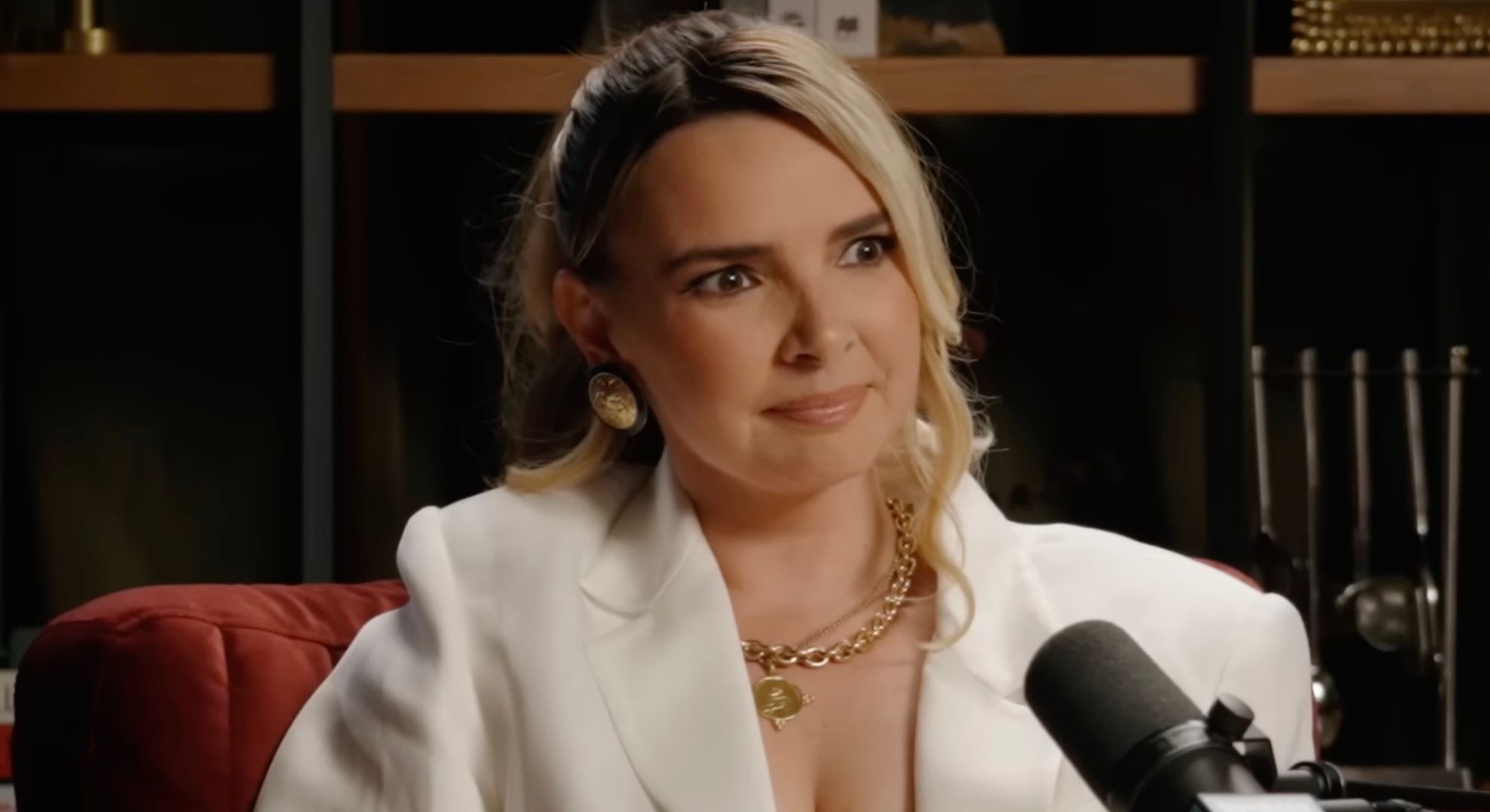 Nadine Coyle looking in front