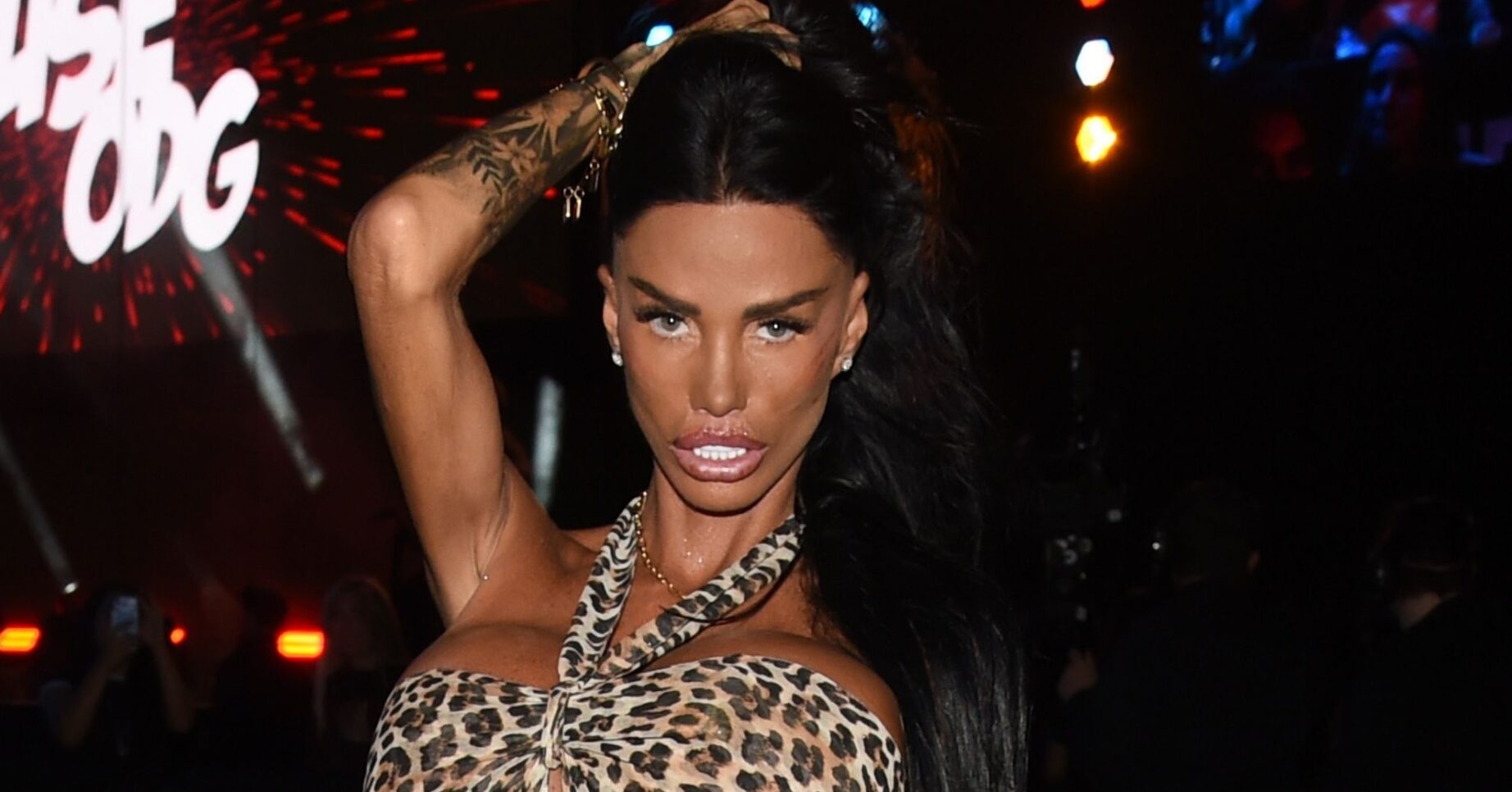 Katie Price posing