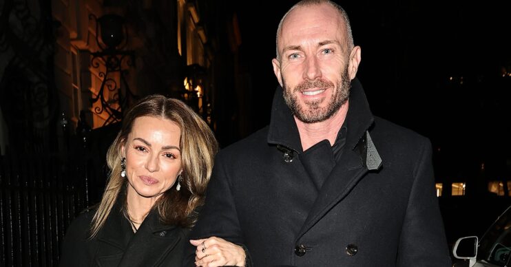James Jordan and Ola Jordan loop arms.