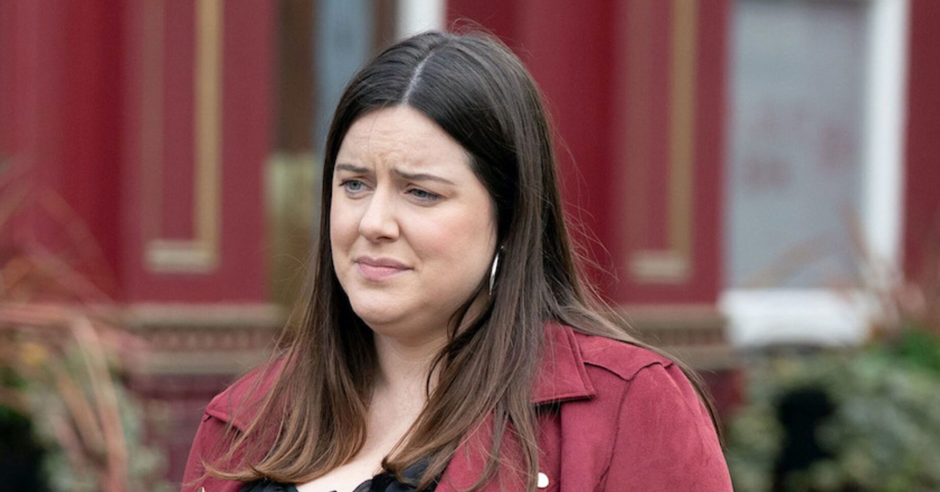 Michelle Ryan as Zoe Slater in EastEnders ahead of her exit (Credit: BBC)