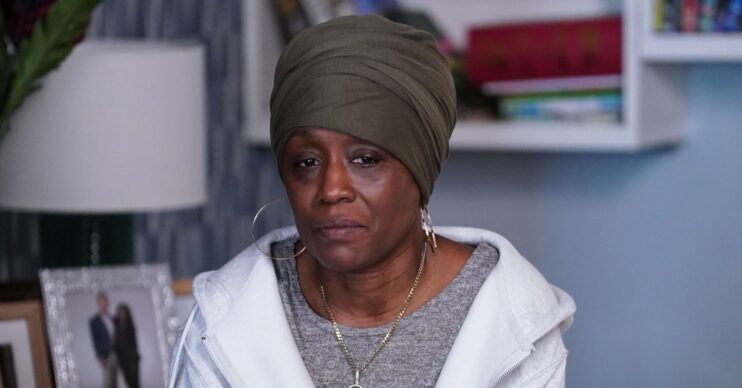 ED pic: Denise in EastEnders upset