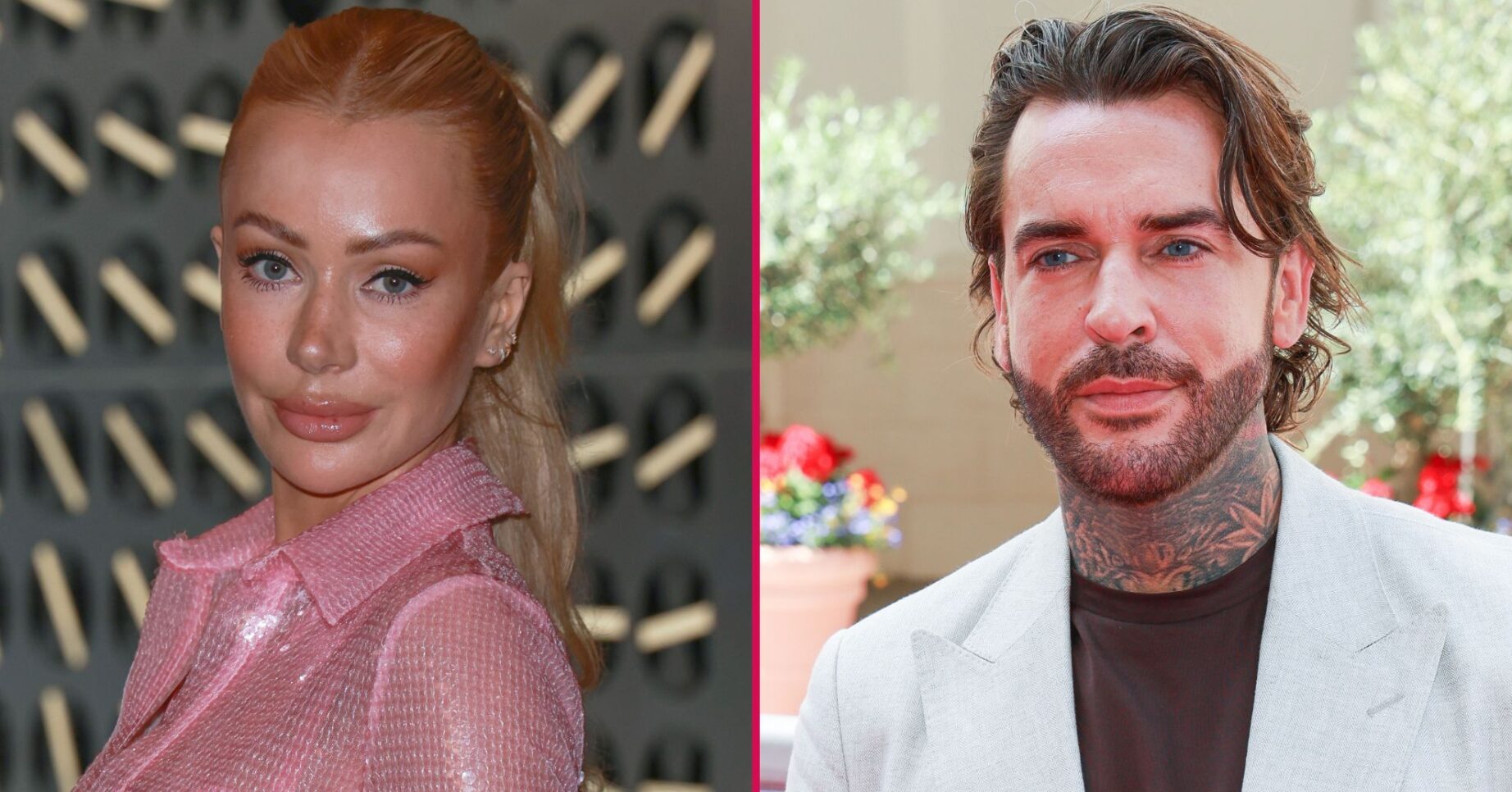 Olivia Attwood pouting beside a smiling Pete Wicks