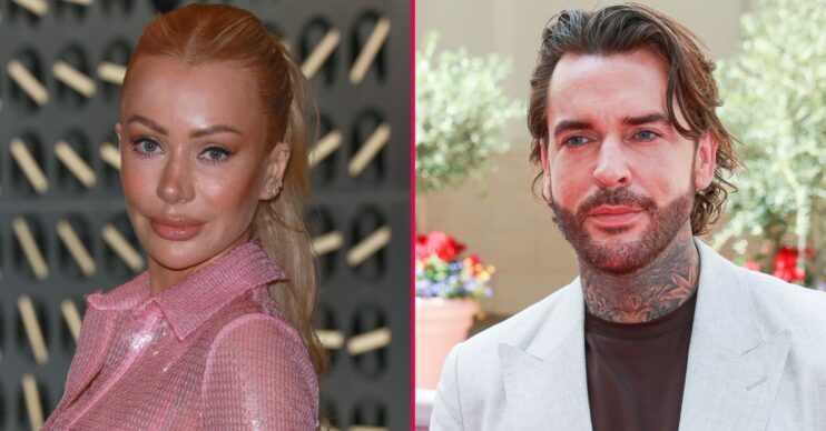 Olivia Attwood pouting beside a smiling Pete Wicks