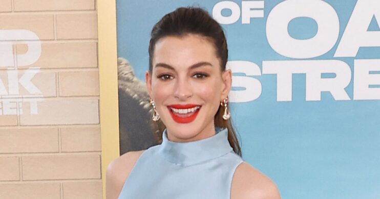 Pregnant Anne Hathaway at 'The End of Oak Street' Premiere