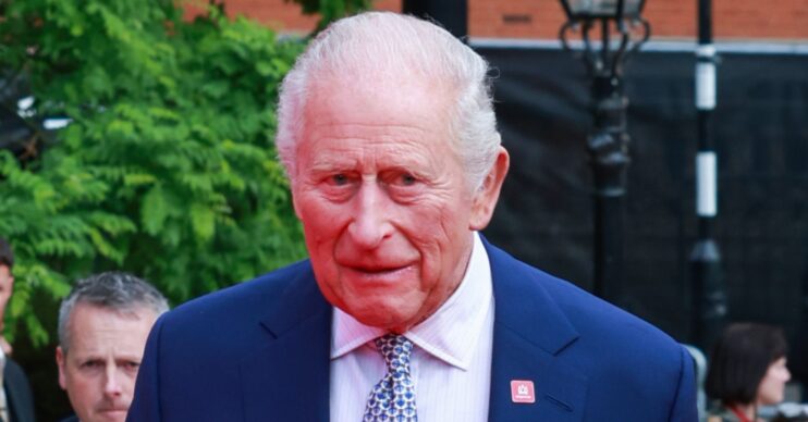 King Charles in blue suit at King’s Trust Celebration