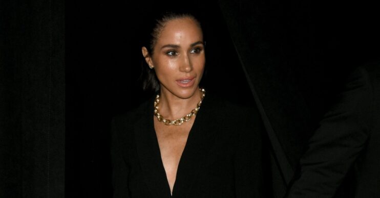 Meghan Markle in black
