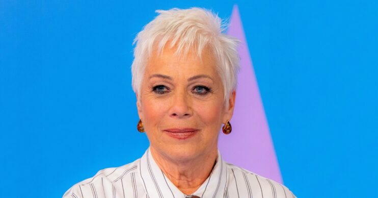 Denise Welch smiling on Loose Women