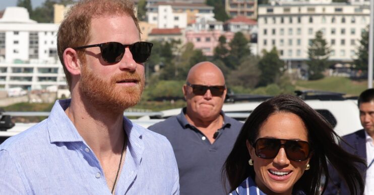 Prince Harry and Meghan Markle in Sydney