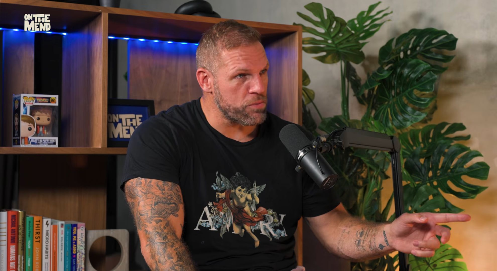 James Haskell on a podcast