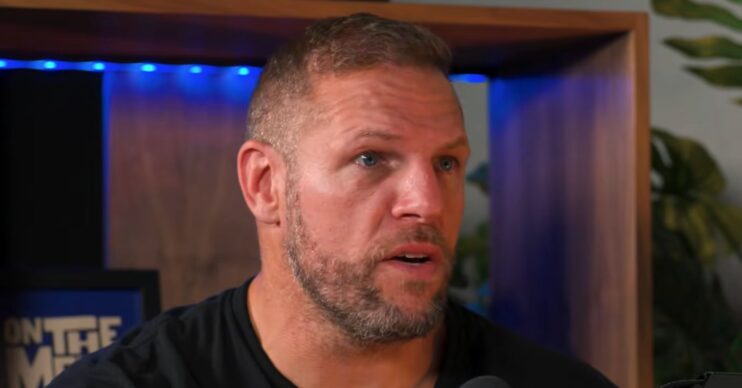 James Haskell on a podcast