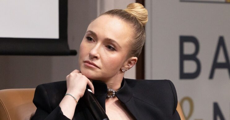 Hayden Panettiere during interview