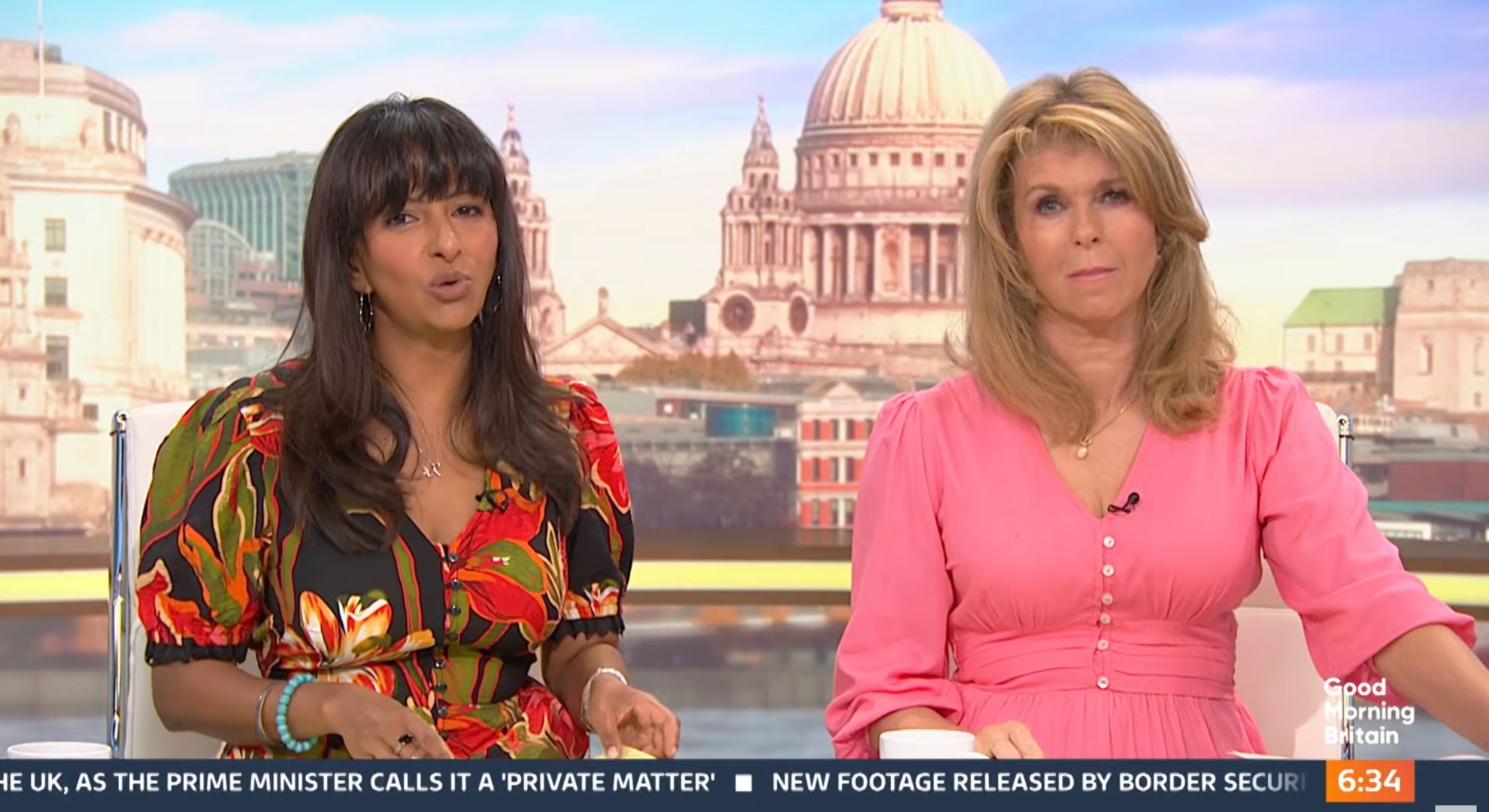 Ranvir Singh and Kate Garraway on GMB