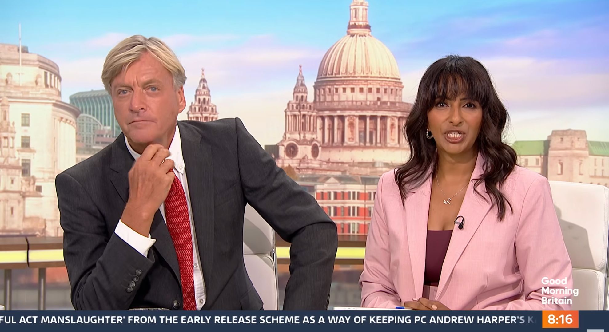 Richard Madeley and Ranvir Singh on GMB