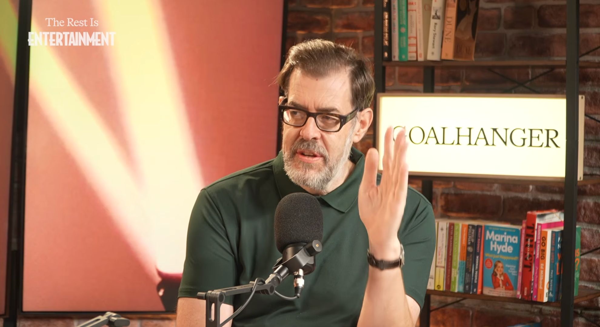 Richard Osman on his podcast 