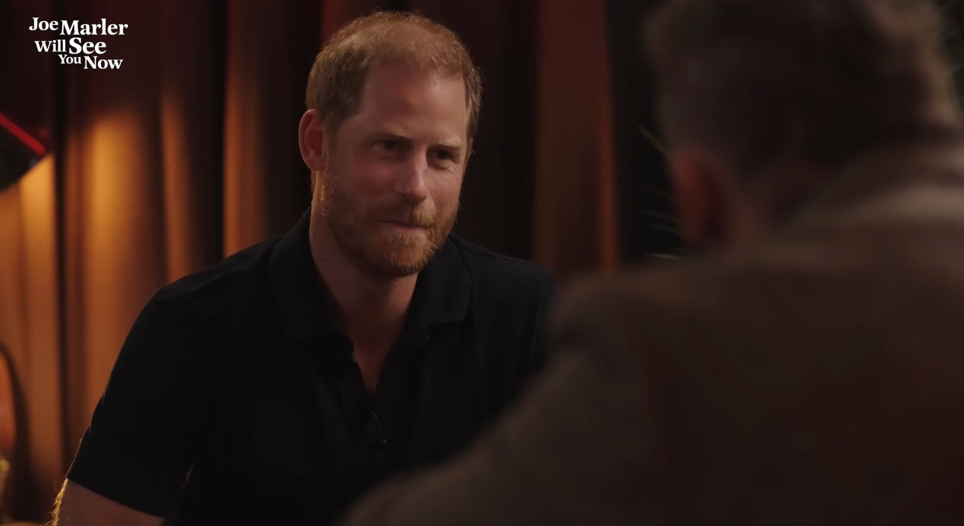 Prince Harry on a podcast 