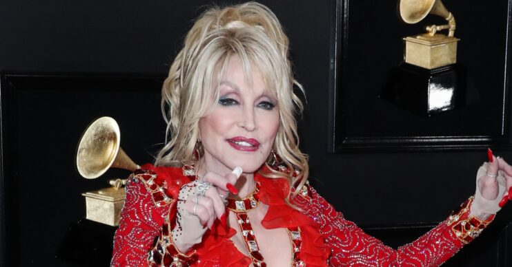 Dolly Parton at the Grammys