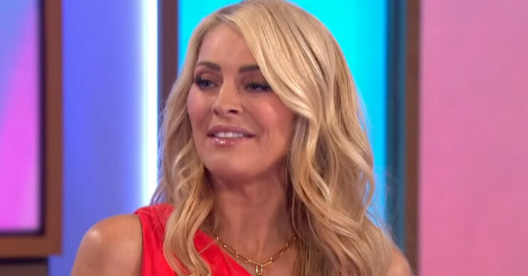 Tess Daly speaking on Loose Women