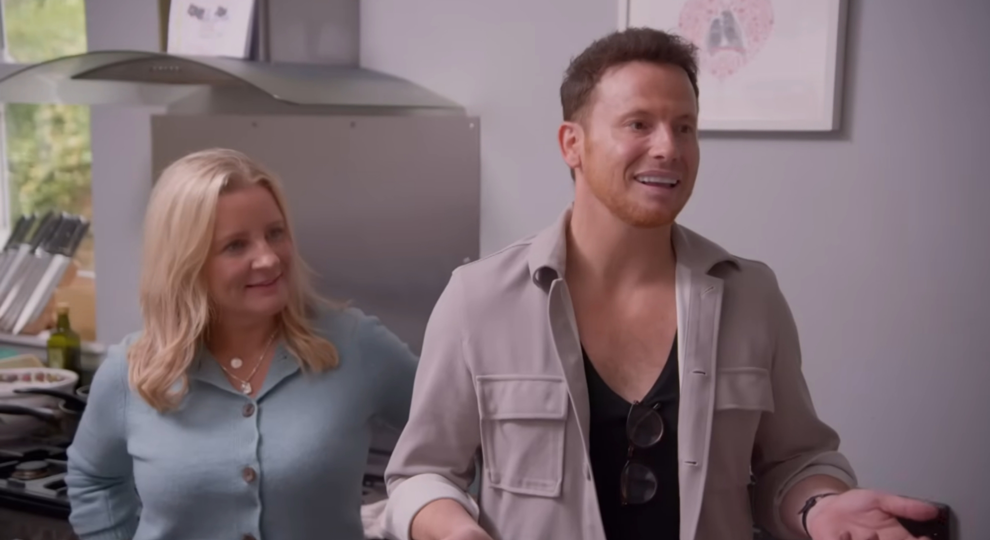 Suzanne Mulholland and Joe Swash on Batch from Scratch: Cooking For Less