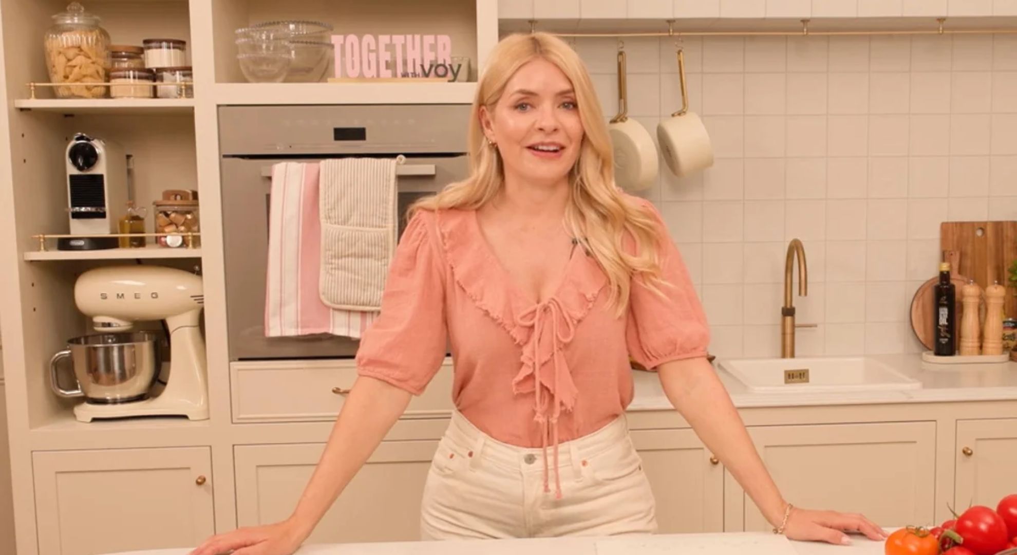 Holly Willoughby during her Together YouTube series