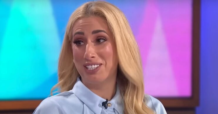 Stacey Solomon smiling