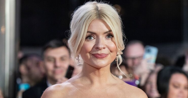 Holly Willoughby on the red carpet