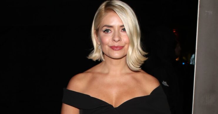 Holly Willoughby looking in front