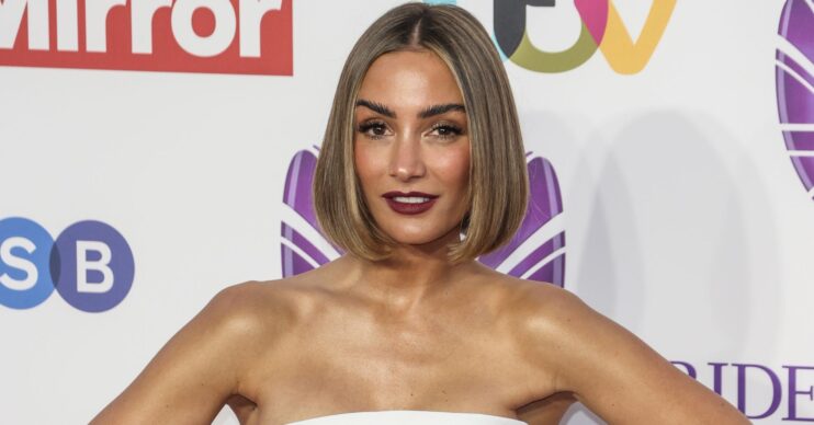 Frankie Bridge on the red carpet